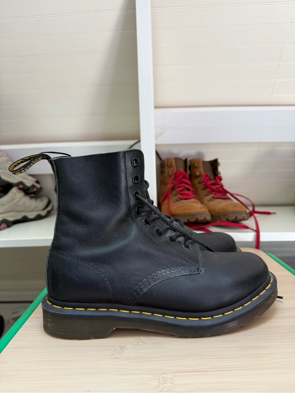 Black Leather Lace-Up Boots - Dr. Martens US 7, EU 38, UK5